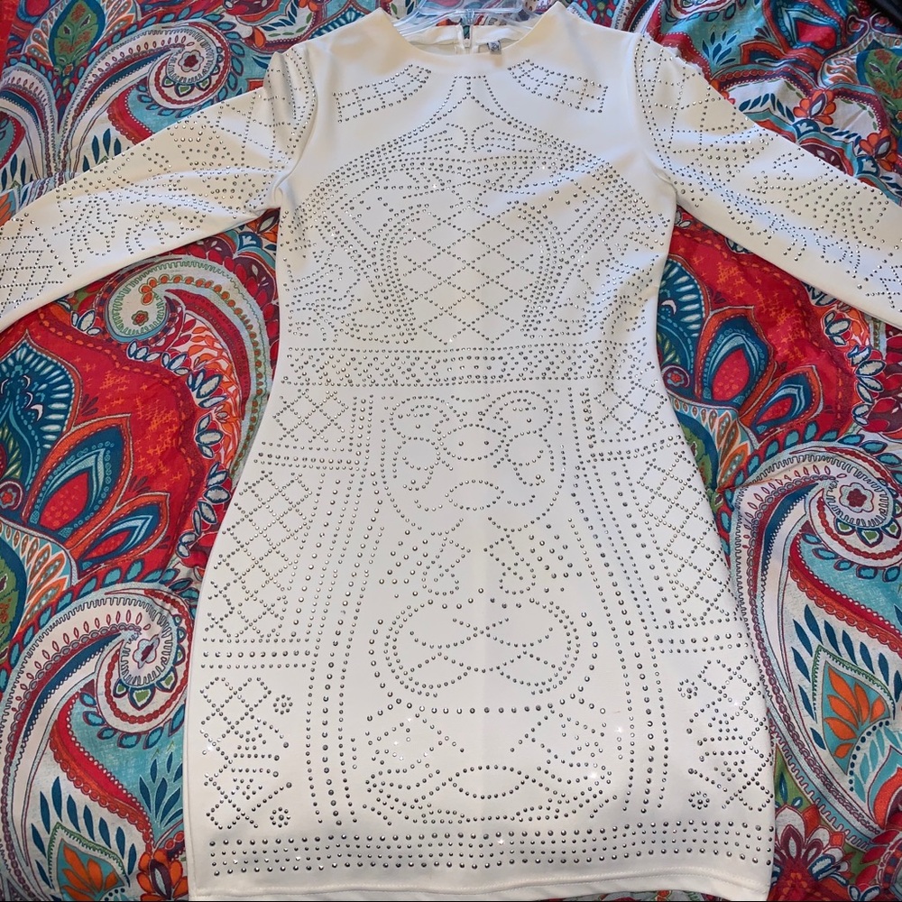 White Bodycon Party Dress